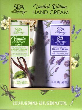 SPA Luxury Limited Edition Moisturizing Hand Cream Cashmere & Lavender Set, 2.8